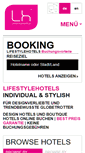 Mobile Screenshot of lifestylehotels.net